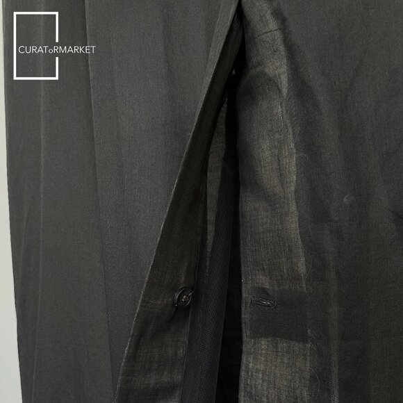 Rick Owens: EU48 GRAIL Runway Sample Cobra Silk Tatlin Jumbo Coat SS24 Lido - Picture 6 of 16